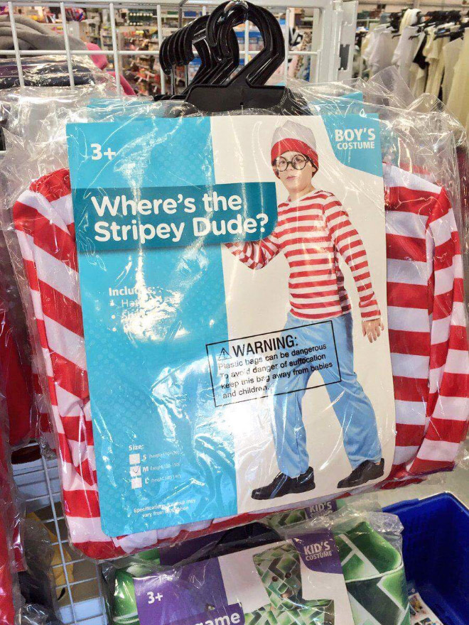 Waldo Halloween costume.