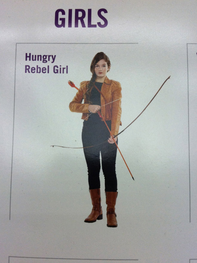 Hungry rebel girl.