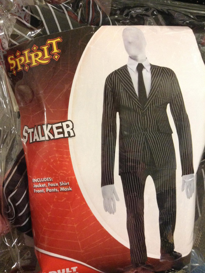 Stalker Halloween costume.