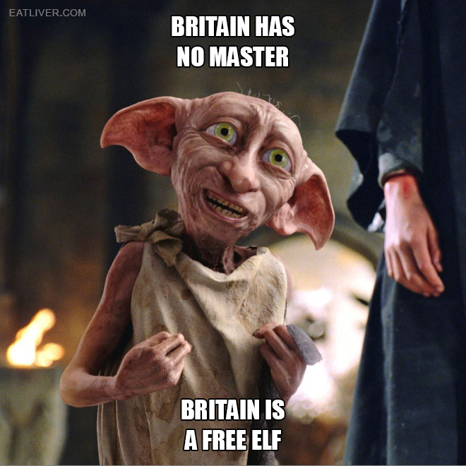 Britain is a free elf.