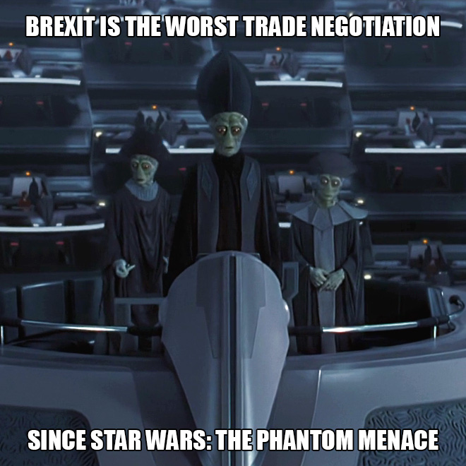 Brexit meets Star Wars.