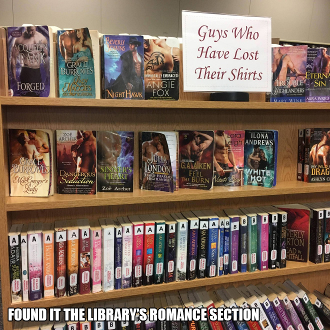 Meanwhile in a library...