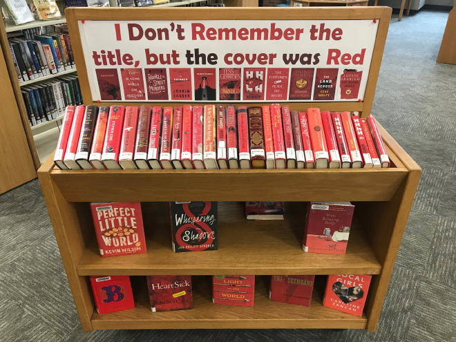 Brilliant library book shelf idea.