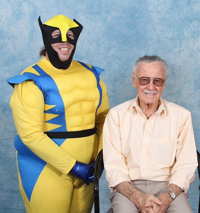 Funny Wolverine cosplay fail.