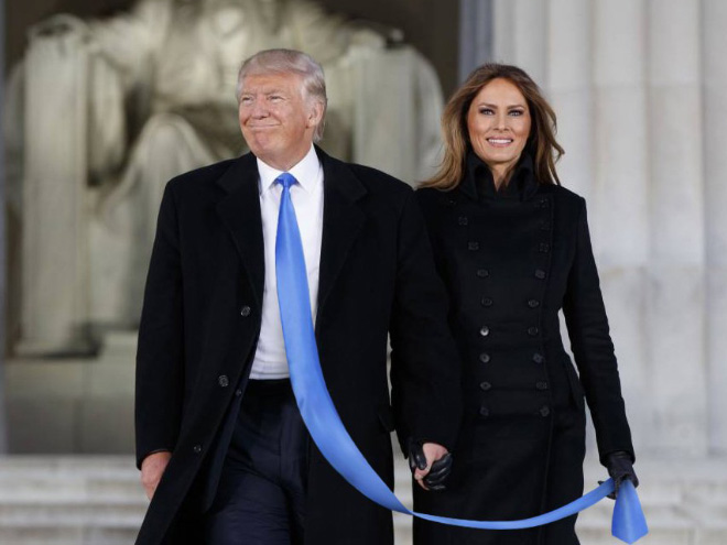 Have you ever noticed how long Trump's tie is?