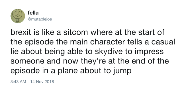 One of the funniest Brexit tweets.