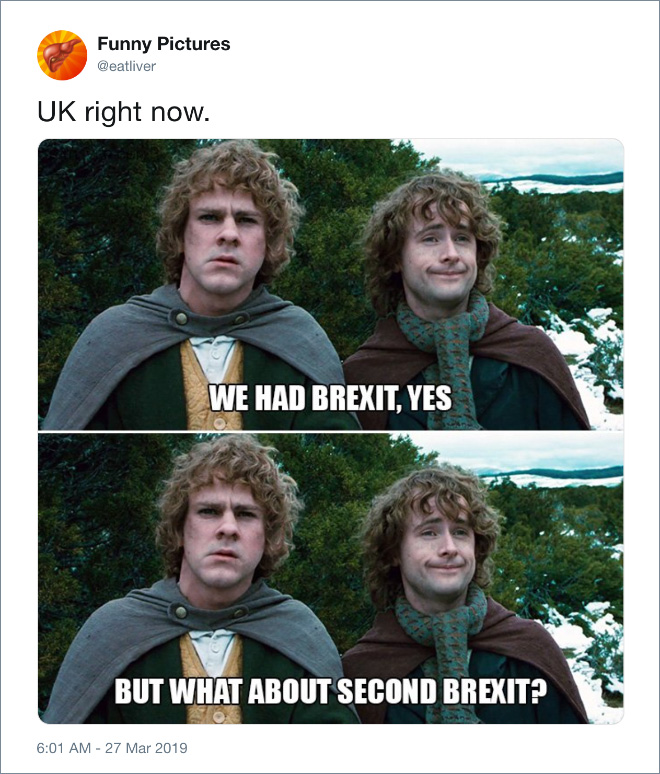 One of the funniest Brexit tweets.