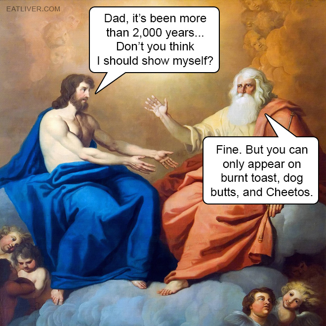 Dad, it's been more than 2,000 years. Don't you think I should show myself?