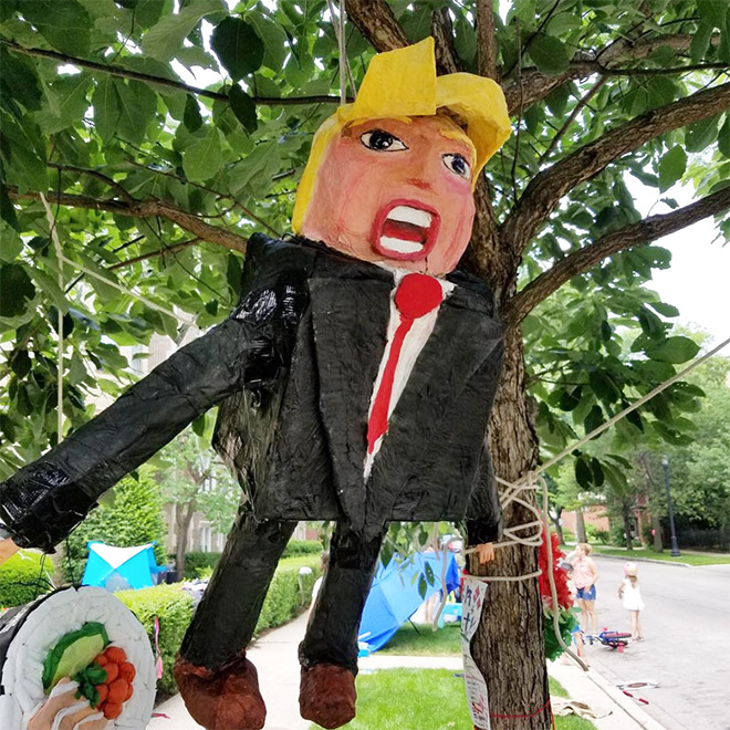 Donald Trump piñatas are getting popular...