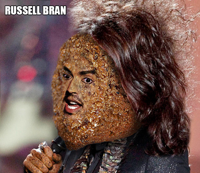 Bread celebrity. The greatest use of Photoshop ever.