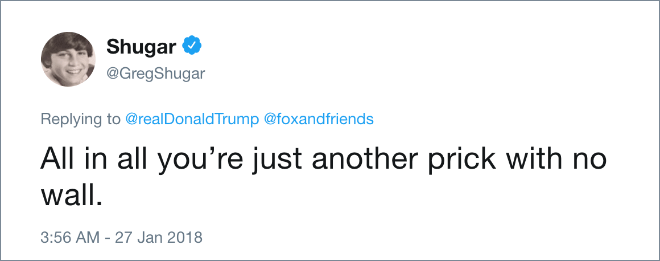 One of the funniest anti-Trump tweets ever.