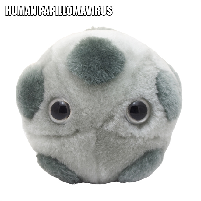 Cute disease plush toy.