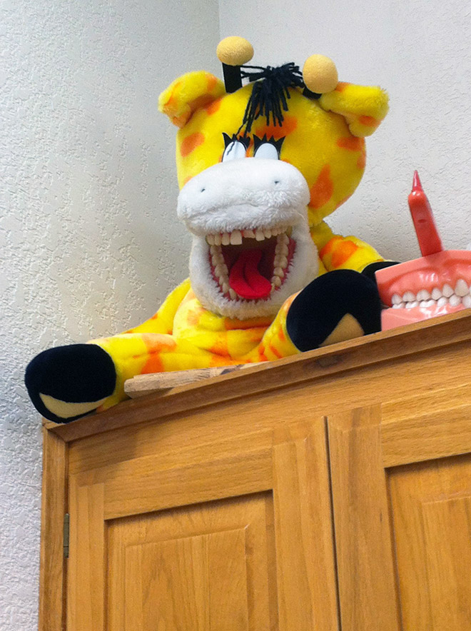 Horrifying educational dentist toy for kids.