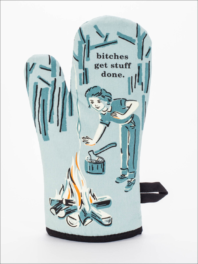 My kind of oven mitt.