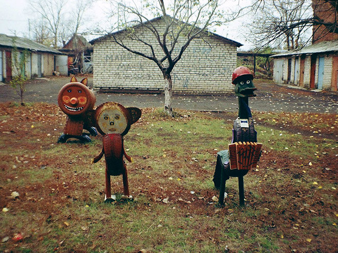 Creepy Russian playground from hell.