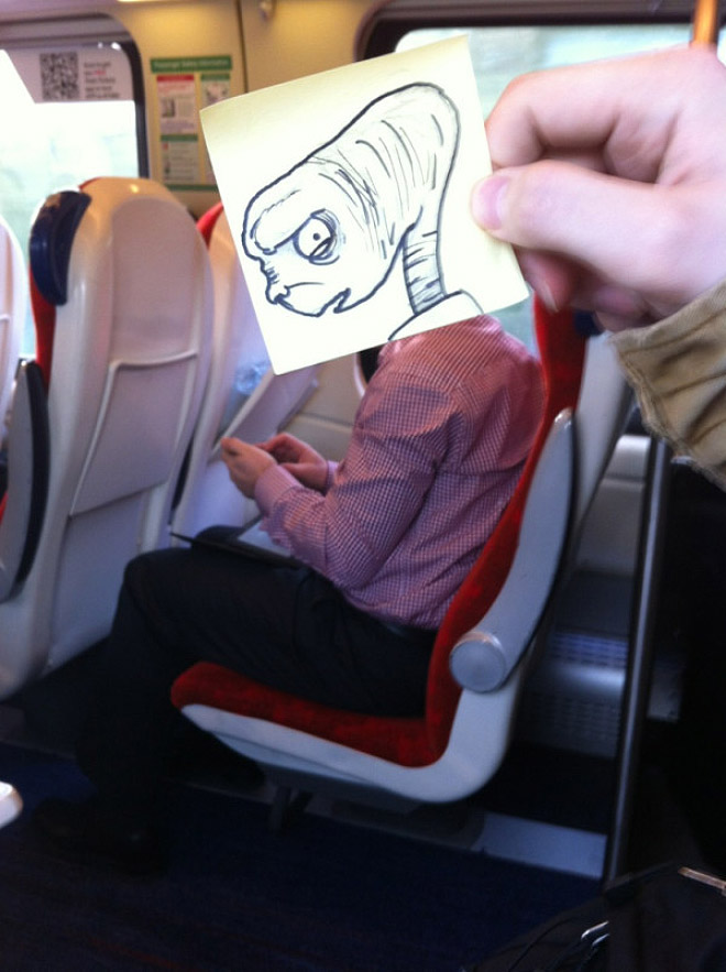 Great way to pass time on the train.