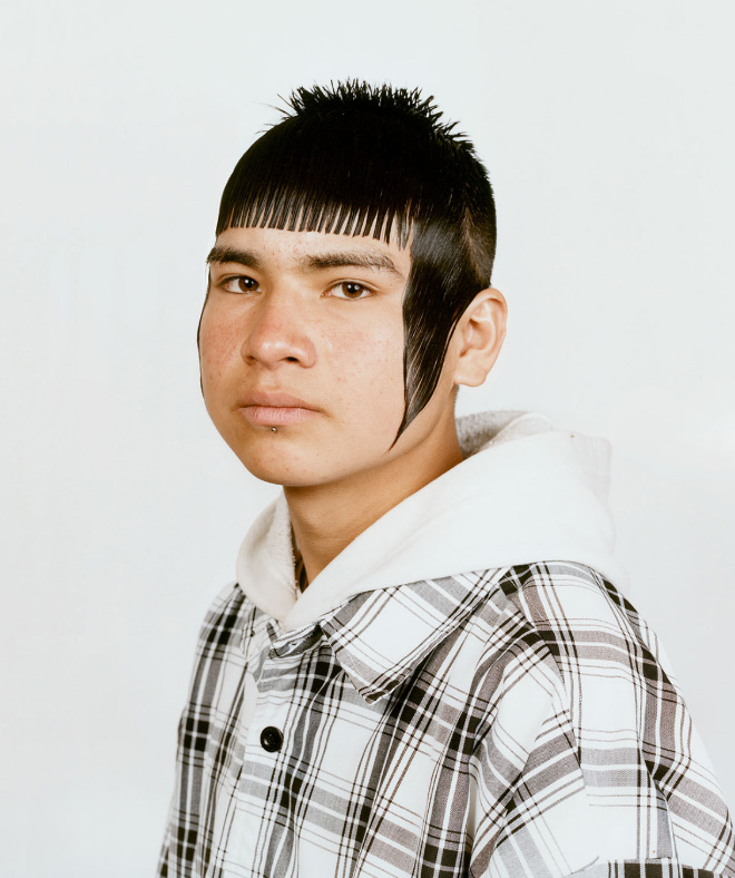These kind of haircuts are popular among Mexican urban teens.