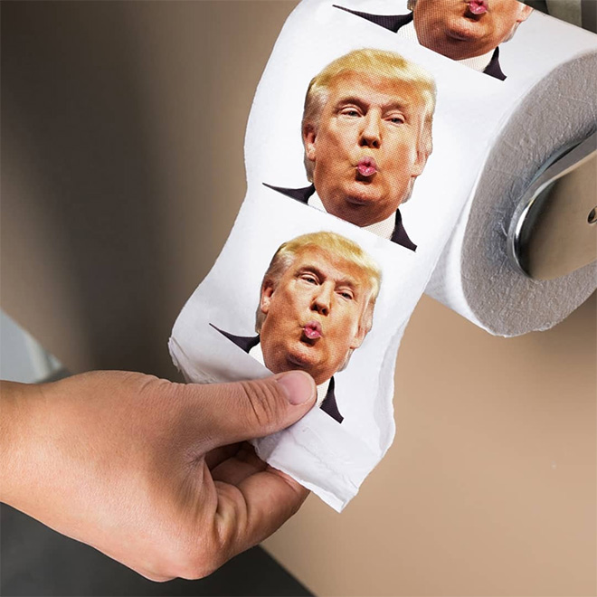 Trump toilet paper.
