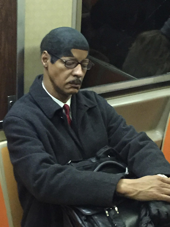 The things you see on subway...