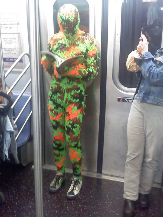 The things you see on subway...