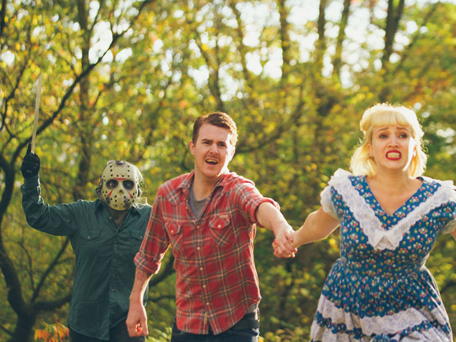 Hilariously horrifying engagement photoshoot.