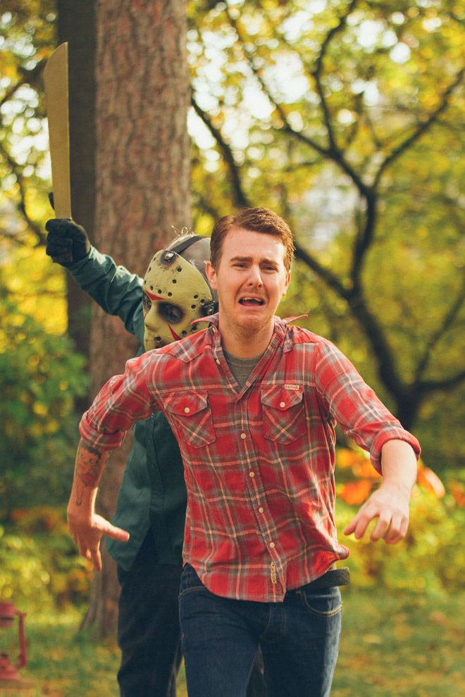 Hilariously horrifying engagement photoshoot.