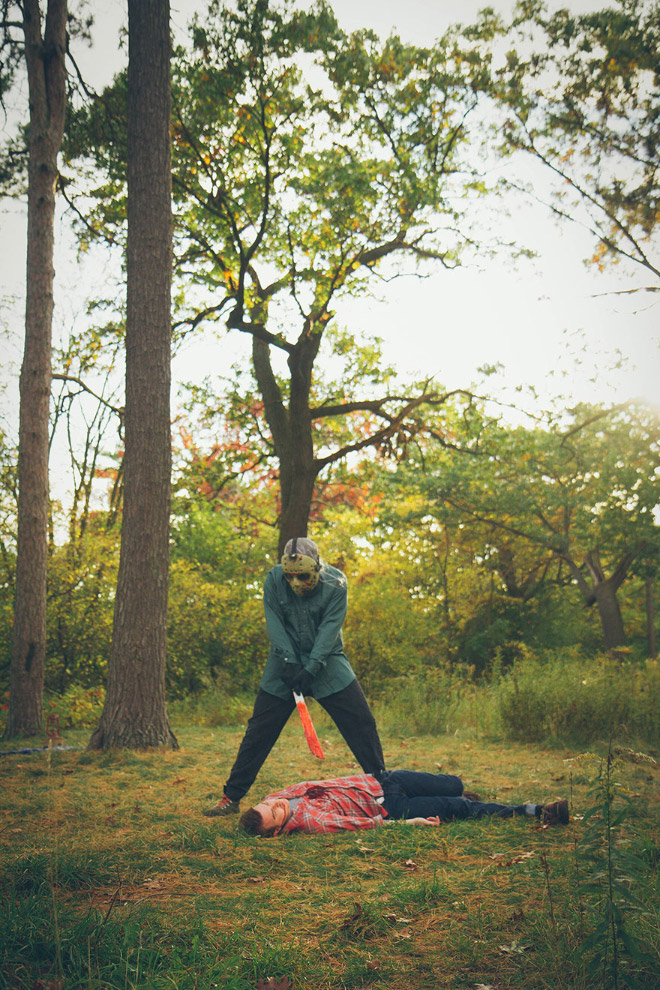 Hilariously horrifying engagement photoshoot.