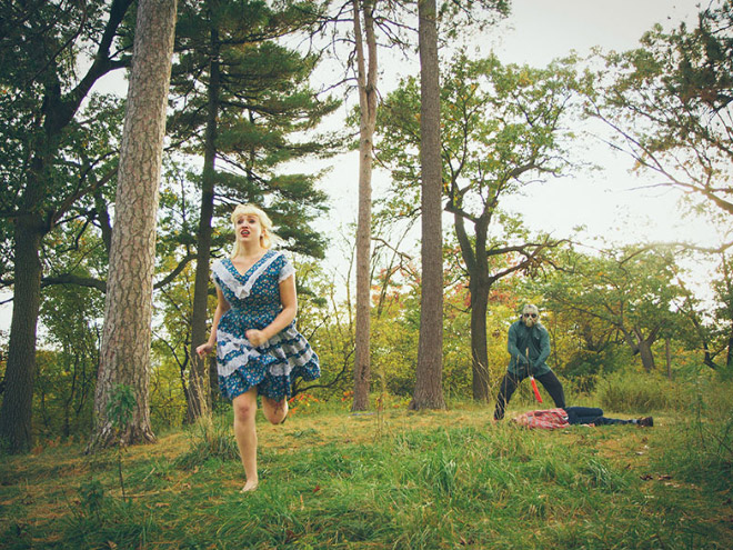 Hilariously horrifying engagement photoshoot.