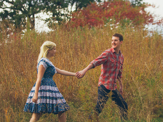 Hilariously horrifying engagement photoshoot.