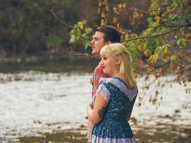 Hilariously horrifying engagement photoshoot.