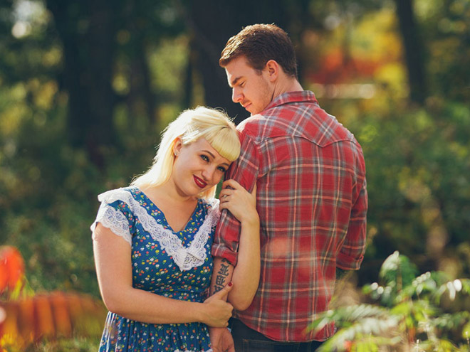 Hilariously horrifying engagement photoshoot.