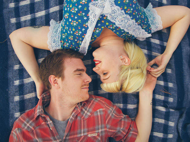 Hilariously horrifying engagement photoshoot.