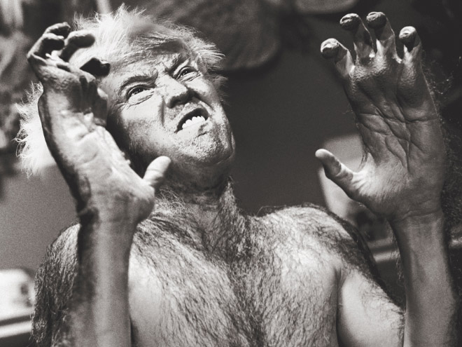 If Trump starred in a classic Hollywood horror movie...