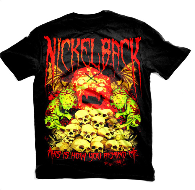 Metal t-shirt for a pop star? Why not.