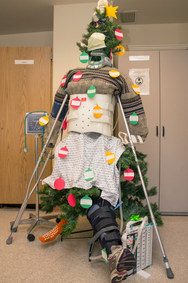 Brilliant Christmas decoration at Hospital.