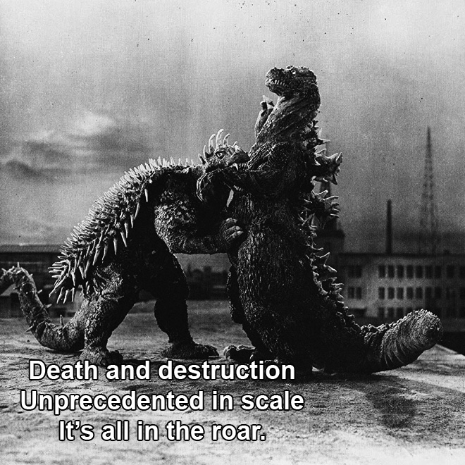 Godzilla haiku.