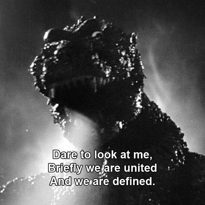 Godzilla haiku.