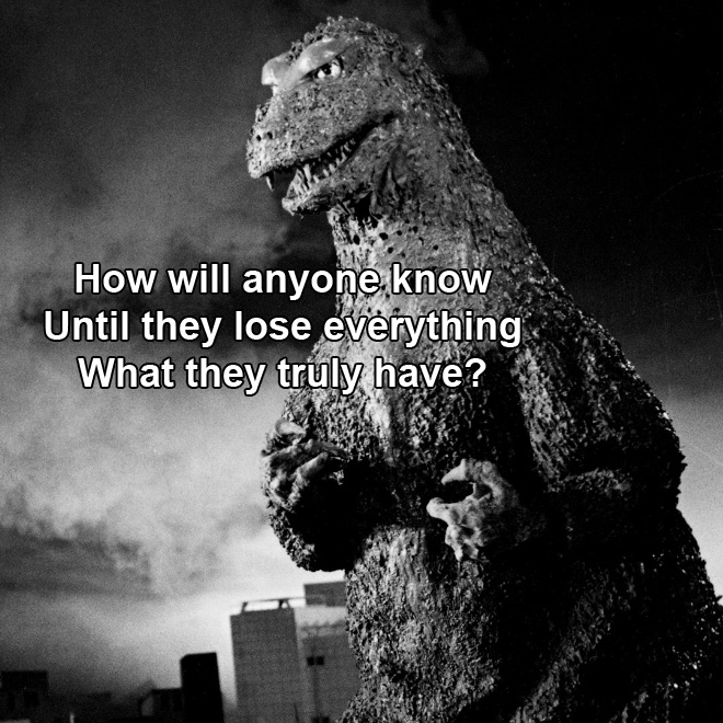 Godzilla haiku.