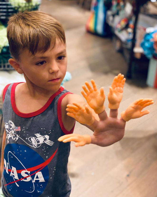 So you can buy hands for your fingers...