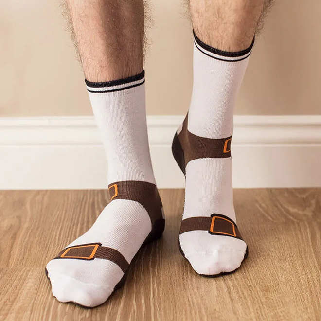 Sandal socks? Sock sandals? Why not!