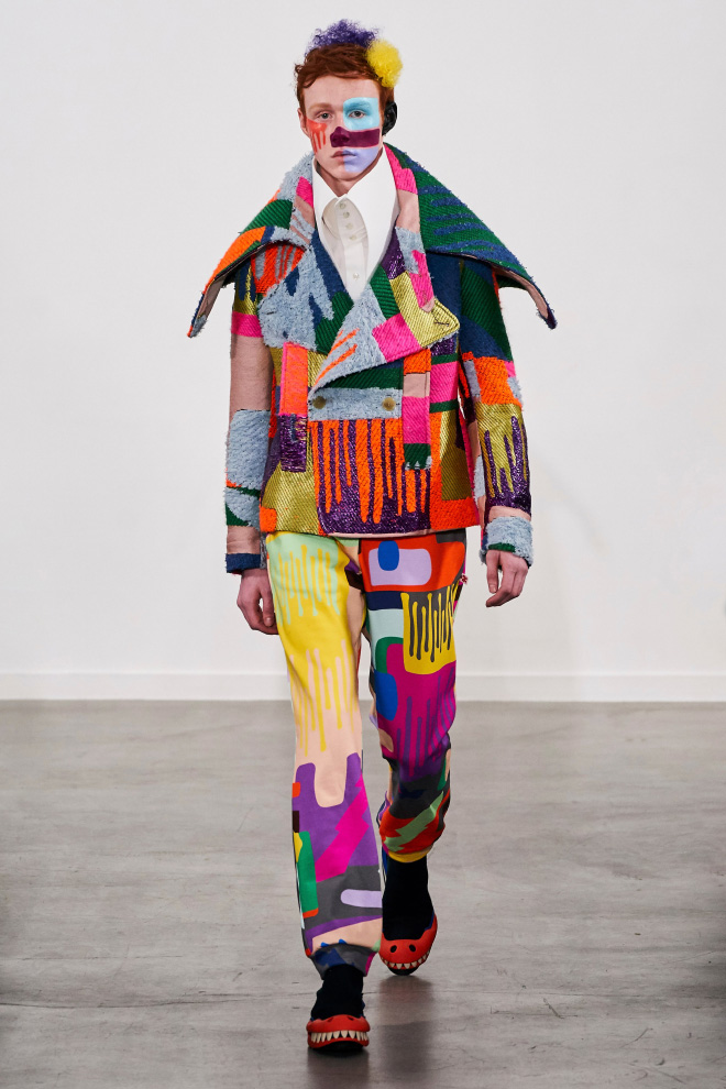 Borderline insane men's fashion by Walter Van Beirendonck.