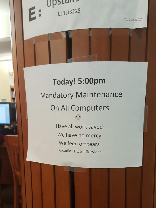 Who said libraries are boring and librarians don’t have a good sense of humor?