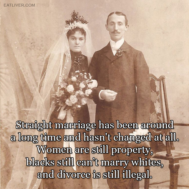 Why gay marriage is wrong.