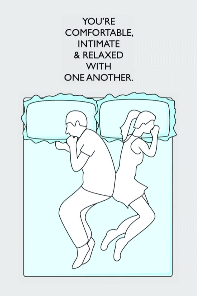 Have you ever wondered what your sleeping position says about your marriage? Scroll down to find out!