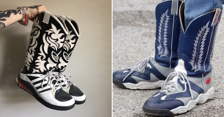 Cowboy Boot Sneakers: Horrible Crime 