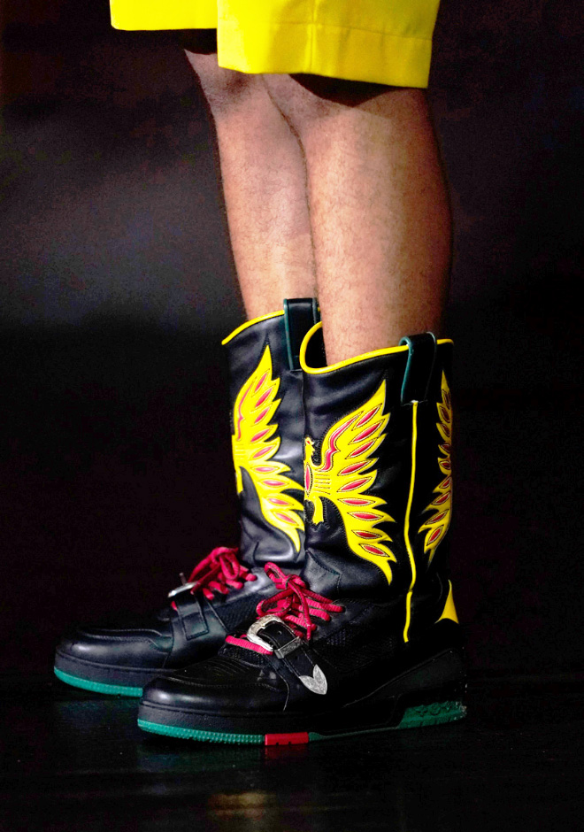 Yes, cowboy boot sneakers really exist.