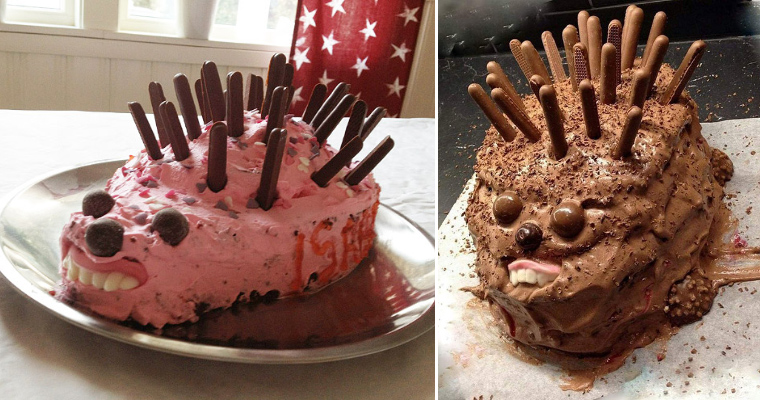 Hilariously Horrible Hedgehog Cake Fails