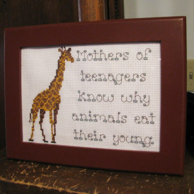 Awesome cross stitch.