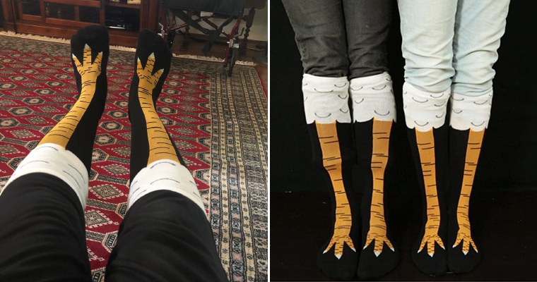 These Socks Will Make It Look Like You Have Actual Chicken Legs