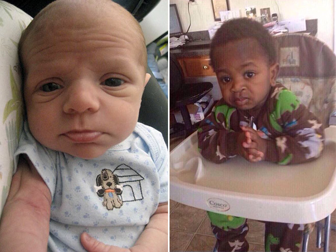 Some babies look like middle aged men.